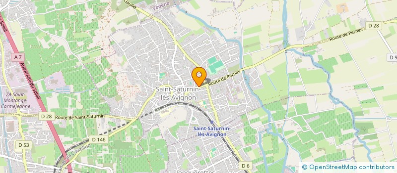 localisation de l'entreprise MADAME ANNIE MOINIER  SAINT-SATURNIN-LES-AVIGNON
