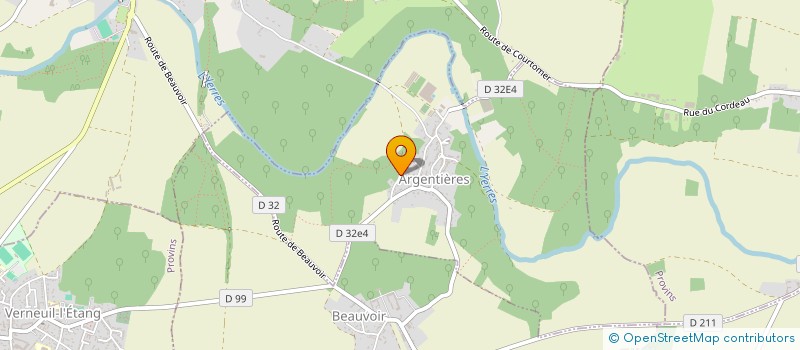 localisation de l'entreprise MADAME ANNIE MOISSON  ARGENTIERES