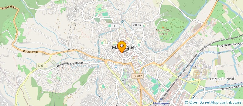 localisation de l'entreprise MADAME ANNIE MOLLET à MANOSQUE