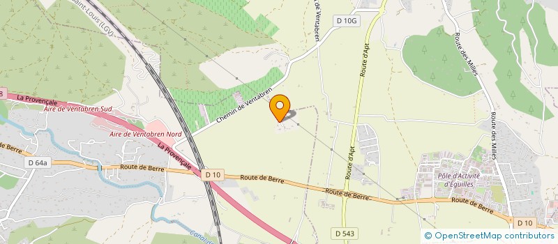 localisation de l'entreprise MADAME ANNIE MONCLARD  VENTABREN