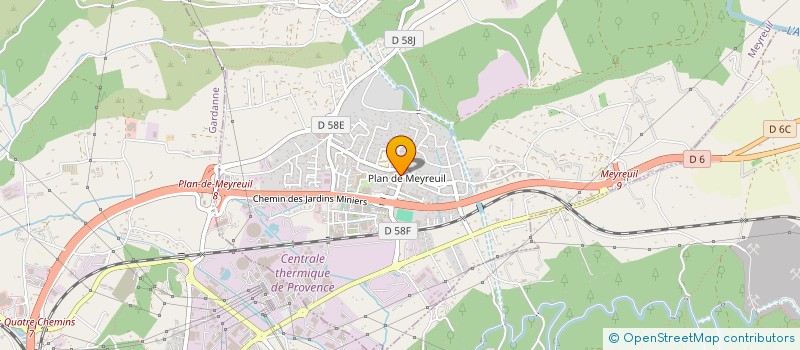 localisation de l'entreprise MADAME ANNIE MONGET  MEYREUIL