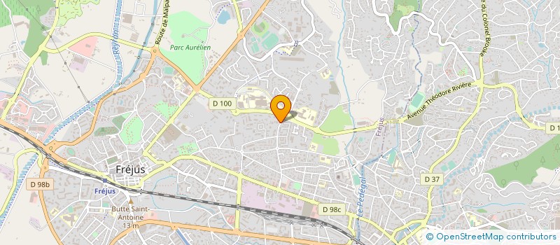 localisation de l'entreprise MADAME ANNIE MONICA à FREJUS