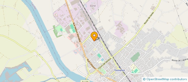 localisation de l'entreprise MADAME ANNIE MONTAUD  TONNEINS