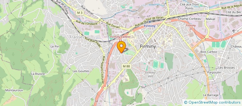 localisation de l'entreprise MADAME ANNIE MONTCHALIN  FIRMINY