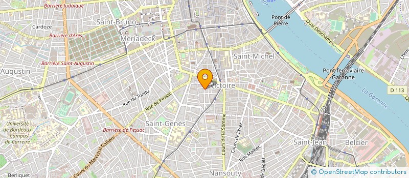 localisation de l'entreprise MADAME ANNIE MONTEIL à BORDEAUX