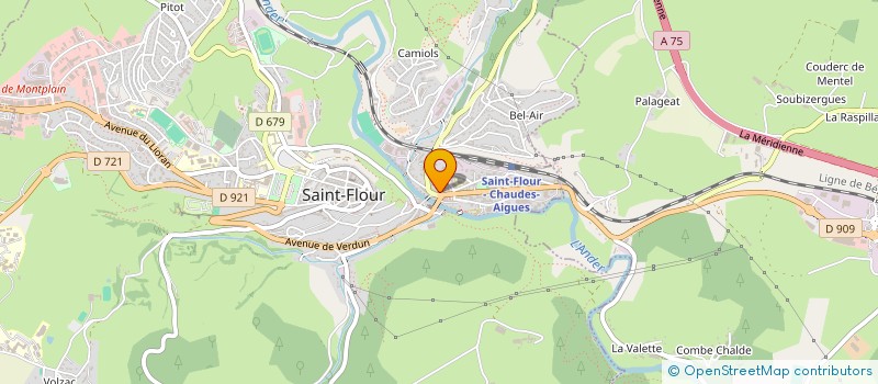 localisation de l'entreprise MADAME ANNIE MONTEIL à SAINT-FLOUR
