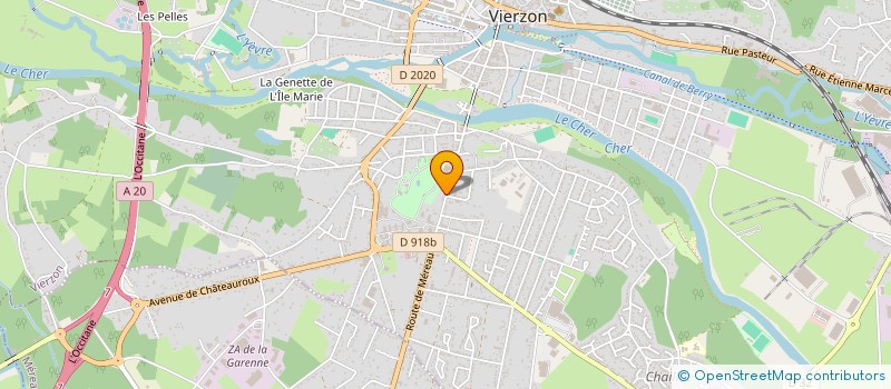 localisation de l'entreprise MADAME ANNIE MONTERO  VIERZON