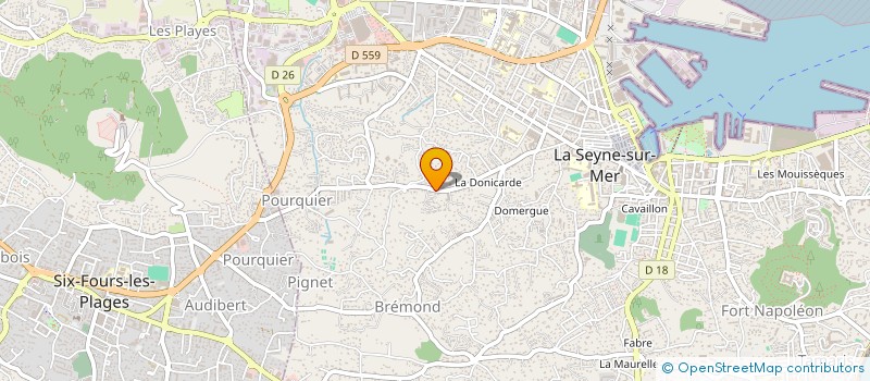 localisation de l'entreprise MADAME ANNIE MONTI à LA SEYNE-SUR-MER