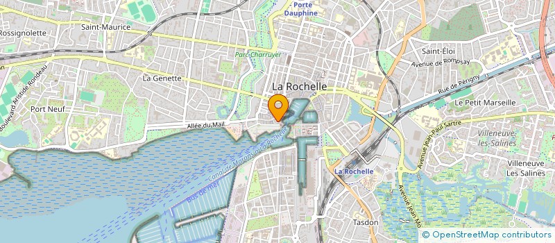 localisation de l'entreprise MADAME ANNIE MOREAU  LA ROCHELLE