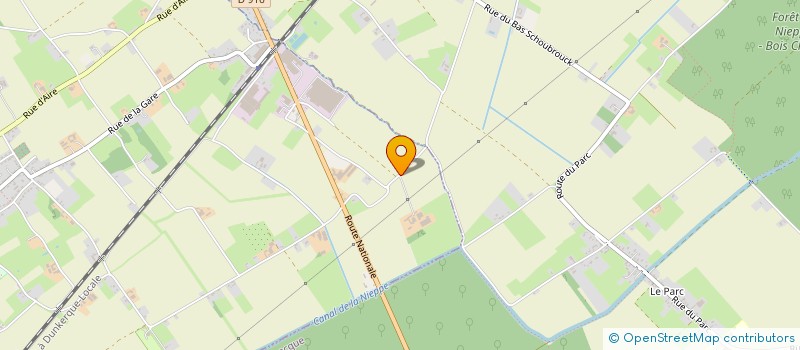 localisation de l'entreprise MADAME ANNIE MOREEL  STEENBECQUE