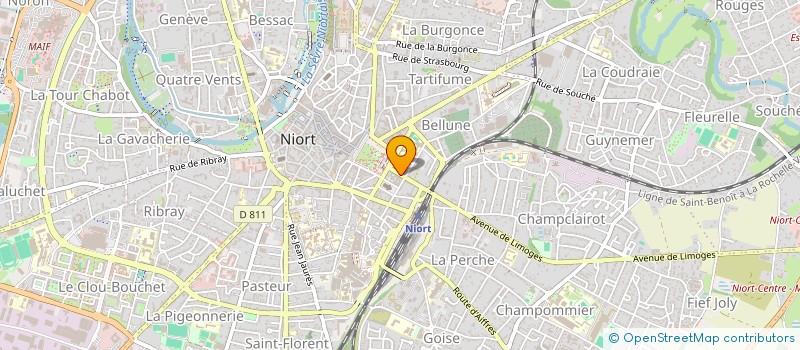localisation de l'entreprise MADAME ANNIE MOREL à NIORT