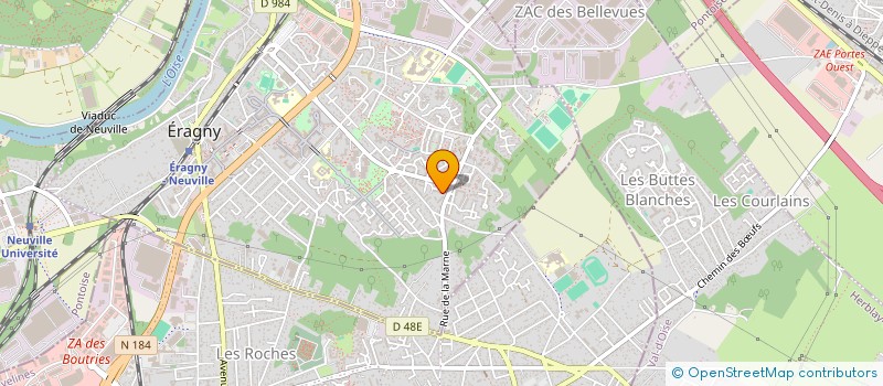 localisation de l'entreprise MADAME ANNIE NGOUOKO à ERAGNY