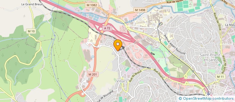 localisation de l'entreprise MADAME ANNIE NOURRISSON à VILLARS