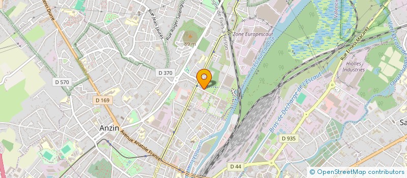 localisation de l'entreprise MADAME ANNIE OUDIN  ANZIN
