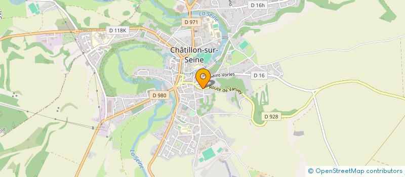 localisation de l'entreprise MADAME ANNIE PAGAND  CHATILLON-SUR-SEINE