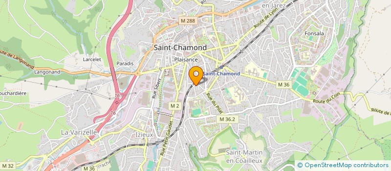 localisation de l'entreprise MADAME ANNIE PAGNON à SAINT-CHAMOND