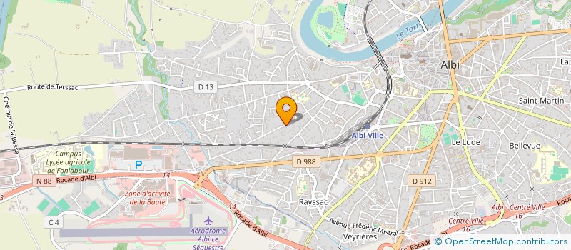 localisation de l'entreprise MADAME ANNIE PAGNON à ALBI