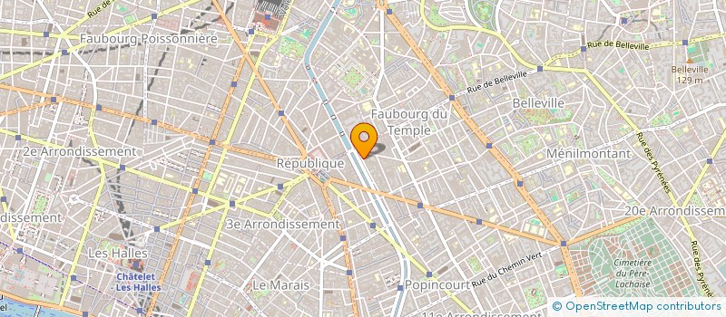 localisation de l'entreprise MADAME ANNIE PAINE à PARIS