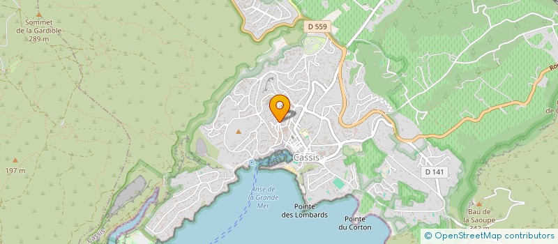 localisation de l'entreprise MADAME ANNIE PALACCI à CASSIS