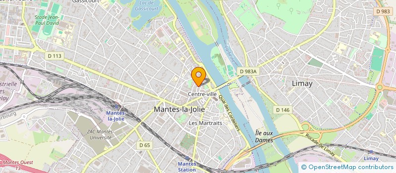 localisation de l'entreprise MADAME ANNIE PALHES  MANTES-LA-JOLIE