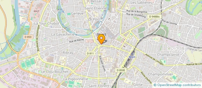 localisation de l'entreprise MADAME ANNIE PARIZEL à NIORT