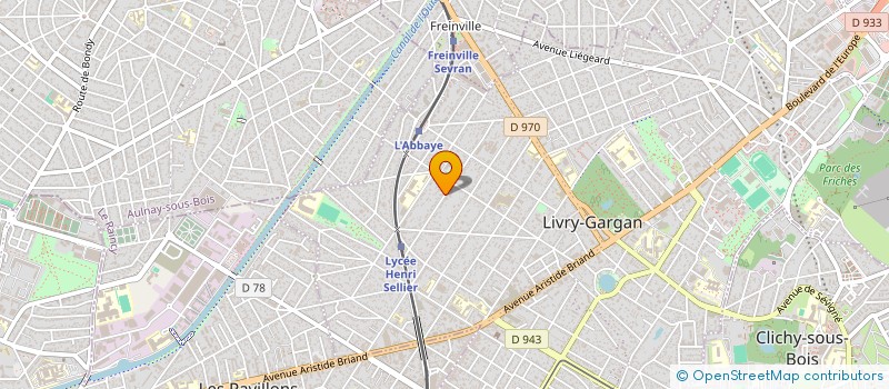 localisation de l'entreprise MADAME ANNIE PARREAU  LIVRY-GARGAN