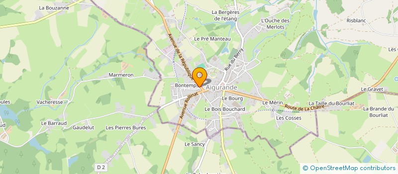 localisation de l'entreprise MADAME ANNIE PATEY à AIGURANDE