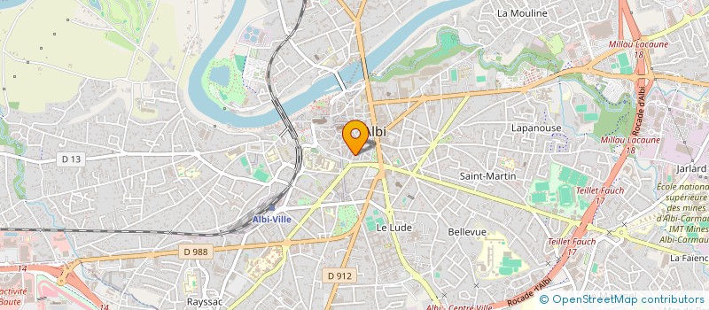 localisation de l'entreprise MADAME ANNIE PAULE AMOUROUX à ALBI