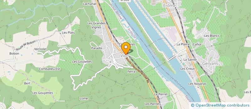 localisation de l'entreprise MADAME ANNIE-PAULE TRICHOT  VION