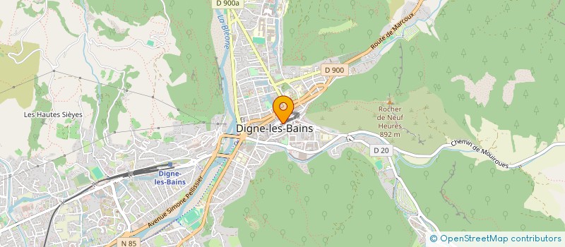 localisation de l'entreprise MADAME ANNIE PEDEVILLA à DIGNE-LES-BAINS