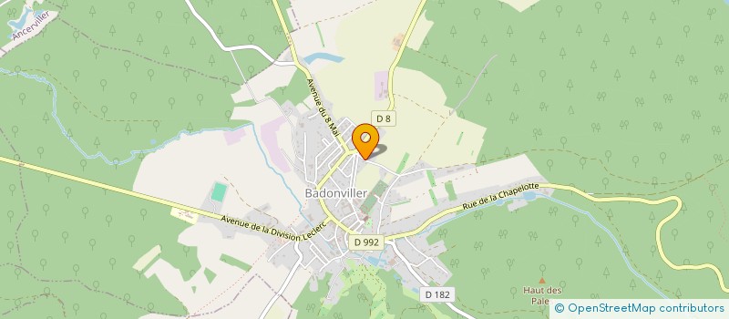 localisation de l'entreprise MADAME ANNIE PEIGNIER  BADONVILLER
