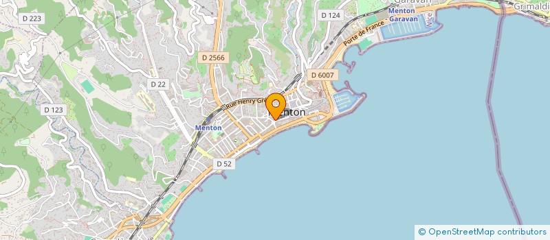 localisation de l'entreprise MADAME ANNIE PELLEGRIN à MENTON