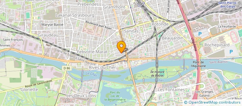 localisation de l'entreprise MADAME ANNIE PELLUARD  LA ROCHELLE