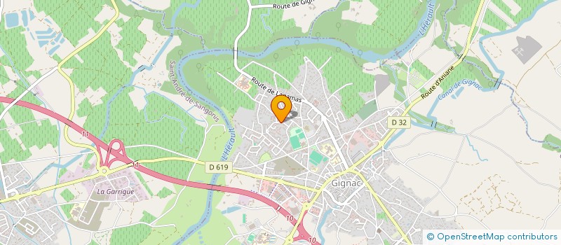 localisation de l'entreprise MADAME ANNIE PERASTE  LODEVE