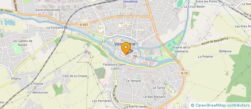localisation de l'entreprise MADAME ANNIE PETILLOT à VENDOME