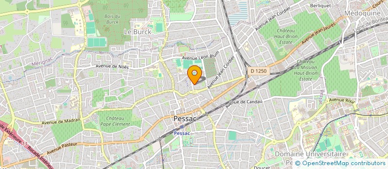 localisation de l'entreprise MADAME ANNIE PETIT  PESSAC