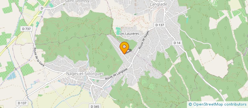 localisation de l'entreprise MADAME ANNIE PEYRIAC à NAGES-ET-SOLORGUES
