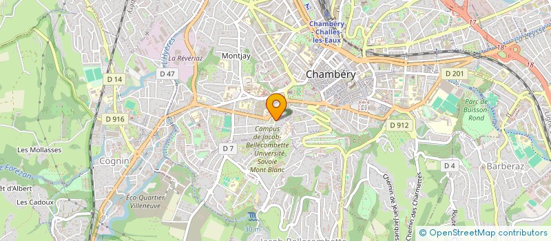 localisation de l'entreprise MADAME ANNIE PHILIBERT  CHAMBERY