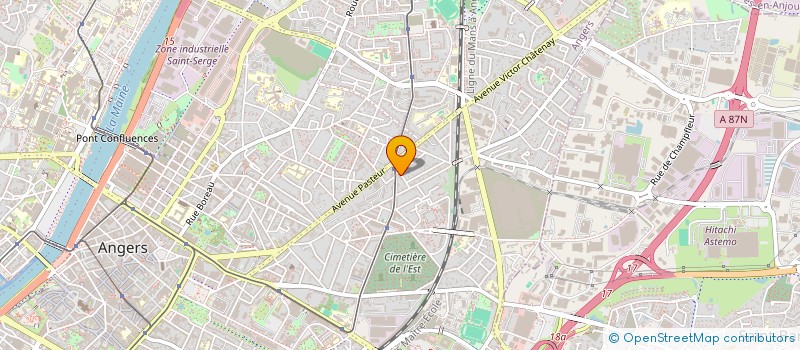 localisation de l'entreprise MADAME ANNIE PICOTIN  ANGERS