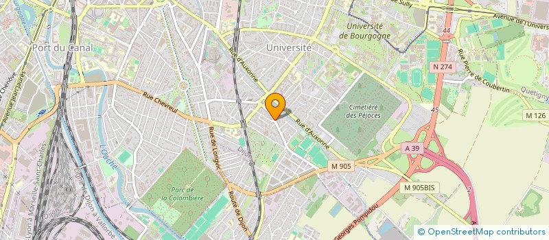 localisation de l'entreprise MADAME ANNIE PIDANCIER  DIJON