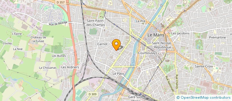 localisation de l'entreprise MADAME ANNIE-PIERRE LLOBET  LE MANS