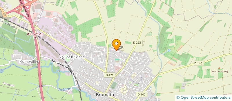 localisation de l'entreprise MADAME ANNIE PILARD  BRUMATH