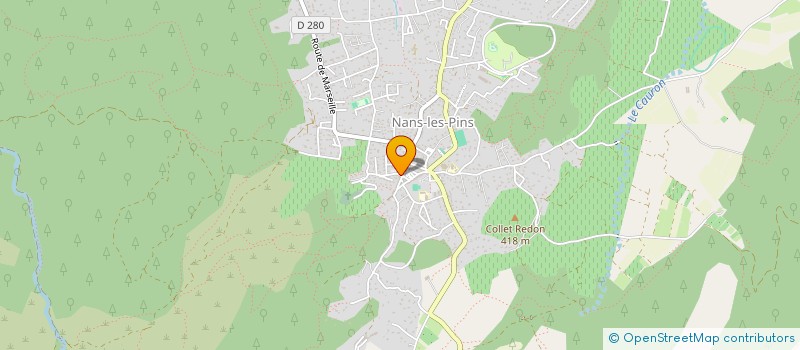 localisation de l'entreprise MADAME ANNIE PINCHON  NANS-LES-PINS