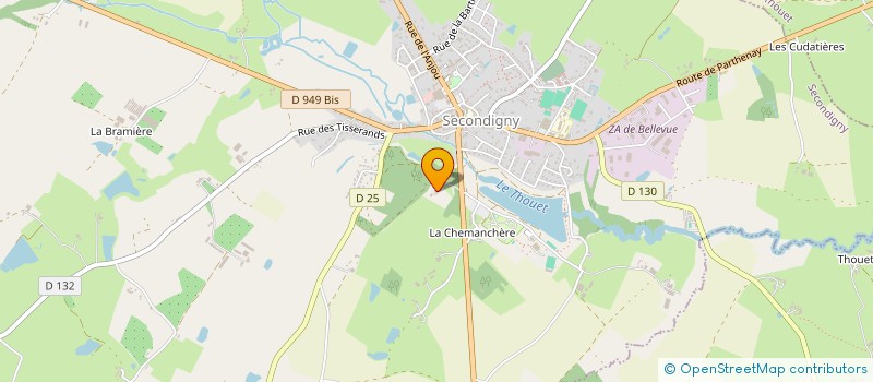 localisation de l'entreprise MADAME ANNIE PIOT à BEUGNON-THIREUIL