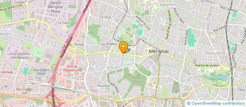 localisation de l'entreprise MADAME ANNIE PIPELIER  MERIGNAC