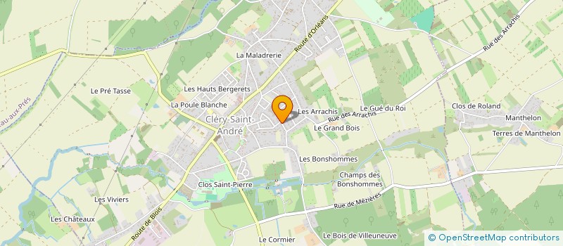 localisation de l'entreprise MADAME ANNIE PISSEAU à CLERY-SAINT-ANDRE