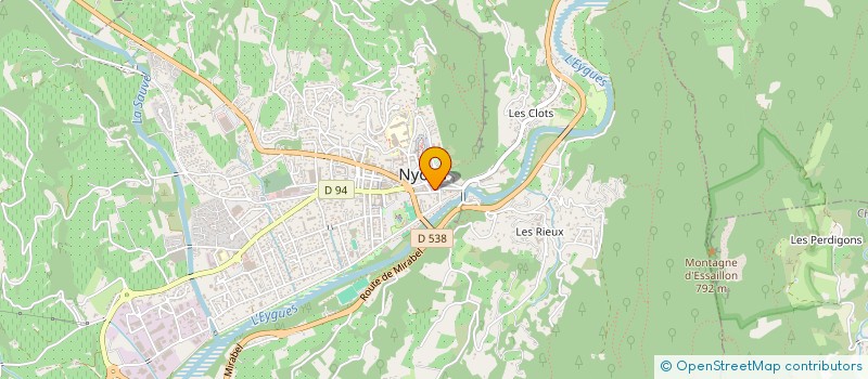 localisation de l'entreprise MADAME ANNIE PONZO  NYONS