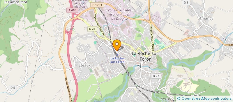 localisation de l'entreprise MADAME ANNIE PORTAL  LA ROCHE-SUR-FORON