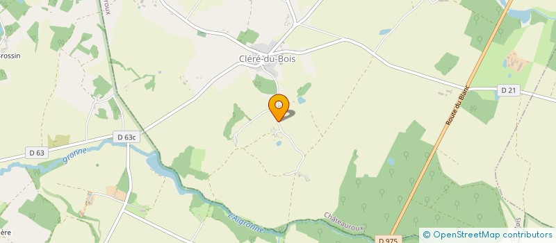 localisation de l'entreprise MADAME ANNIE PORTE à CLERE-DU-BOIS