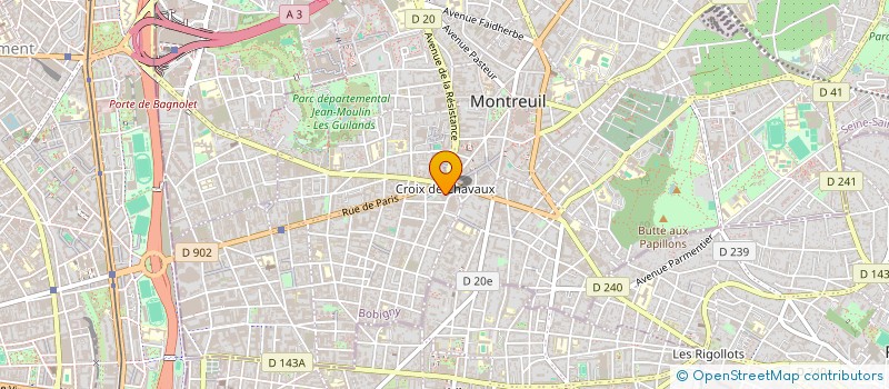 localisation de l'entreprise MADAME ANNIE POTHIN à MONTREUIL